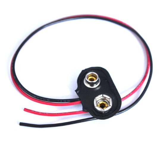 9V soft shell battery buckle